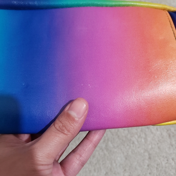 Kurt Geiger Large Pillow Leathet Kensington Shoulder Bag Ombre - Picture 7 of 12